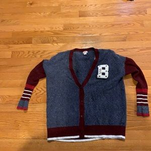 Letterman sweater